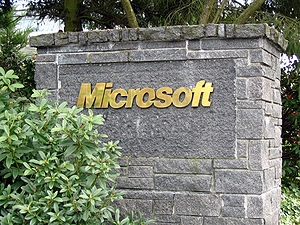 The entrance to Microsoft's Redmond campus The entrance to Microsoft's Redmond campus