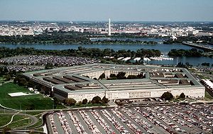 The Pentagon, looking northeast with the Potom... The Pentagon, looking northeast with the Potom...